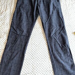 J. Crew Men's Dark Gray Plaid Pants